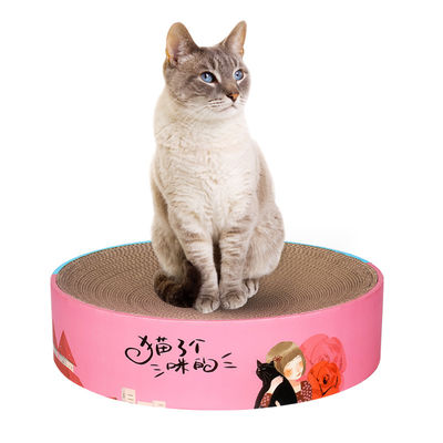 2 ανθεκτικά στρογγυλά μαξιλάρι κρεβατιών Scratcher γατών In1 &amp; σαλόνι 1000g