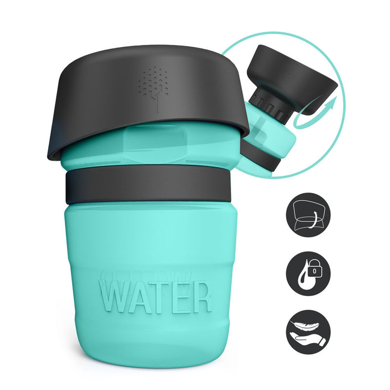 520ml HDPE μπουκάλι νερό σκυλιών απόδειξης διαρροών μπουκαλιών νερό της Pet σιλικόνης