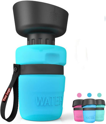 18 Oz πτυσσόμενο Pet ταξίδι BPA μπουκαλιών νερό σκυλιών συμπιέσεων ελεύθερο
