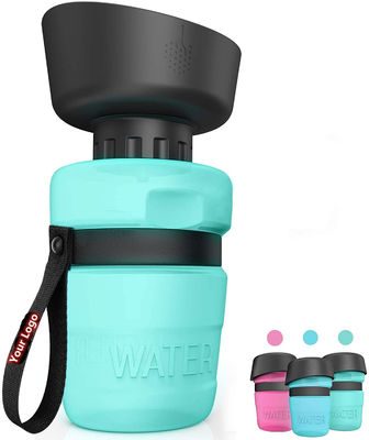 520ml HDPE μπουκάλι νερό σκυλιών απόδειξης διαρροών μπουκαλιών νερό της Pet σιλικόνης